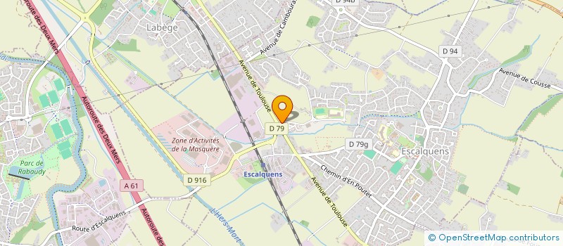 localisation de l'entreprise MONSIEUR MAHER MHAMDI  ESCALQUENS