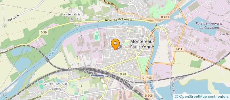 localisation de l'entreprise MONSIEUR MAHER NFOUGUI  MONTEREAU-FAULT-YONNE