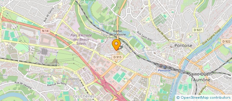 localisation de l'entreprise MONSIEUR MAHER OUERIEMMI  PONTOISE