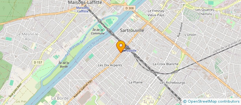 localisation de l'entreprise MONSIEUR MAHER RIAHI à SARTROUVILLE