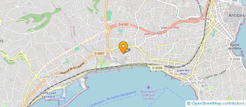 localisation de l'entreprise MONSIEUR MAHER ROMDHANI à ANTIBES