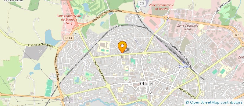localisation de l'entreprise MONSIEUR MAHER ZOUINA à CHOLET