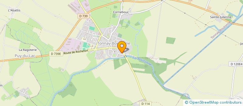 localisation de l'entreprise MONSIEUR MAHERIC CHIRON  TONNAY-BOUTONNE