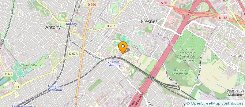 localisation de l'entreprise MONSIEUR MAHERY RAZAFIMANANTSOA à ANTONY