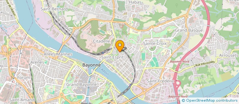 localisation de l'entreprise MONSIEUR MAHESH BATSOU  BAYONNE