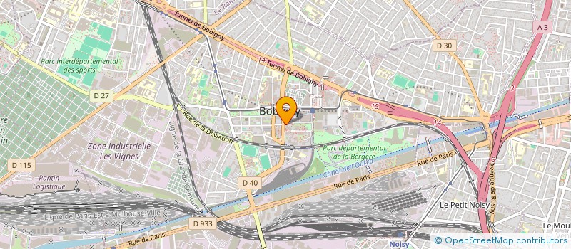 localisation de l'entreprise MONSIEUR MAHFODH BELKREDIM  BOBIGNY