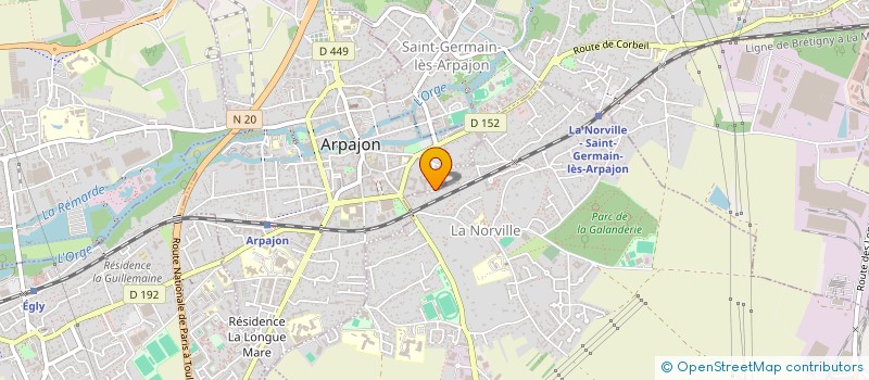 localisation de l'entreprise MONSIEUR MAHFOUD AOUDJEHANE à ARPAJON