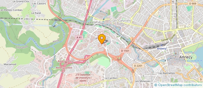 localisation de l'entreprise MONSIEUR MAHFOUD BELLIL à ANNECY