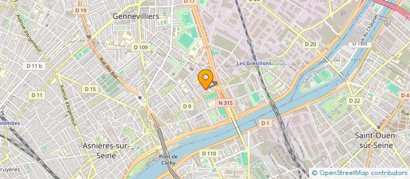 localisation de l'entreprise MONSIEUR MAHFOUD BELMESSAOUD  GENNEVILLIERS