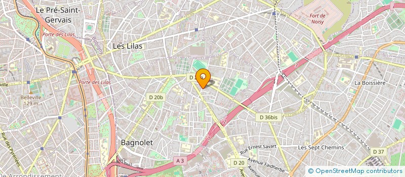 localisation de l'entreprise MONSIEUR MAHFOUD BEN MESSAOUD à BAGNOLET