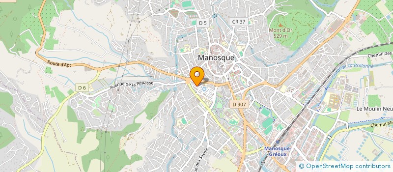 localisation de l'entreprise MONSIEUR MAHFOUD BEZI à MANOSQUE