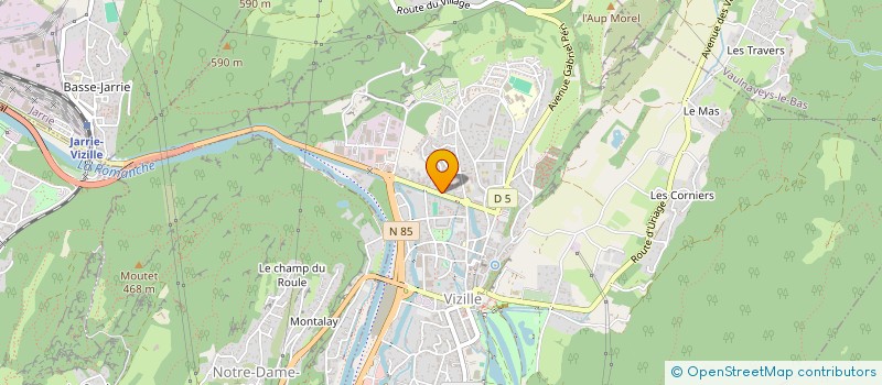 localisation de l'entreprise MONSIEUR MAHFOUD BOUAROUDJ  VIZILLE