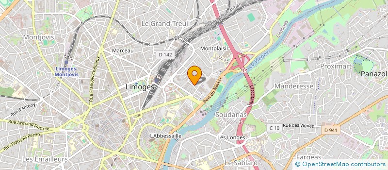 localisation de l'entreprise MONSIEUR MAHFOUD BOUMAIZA à LIMOGES