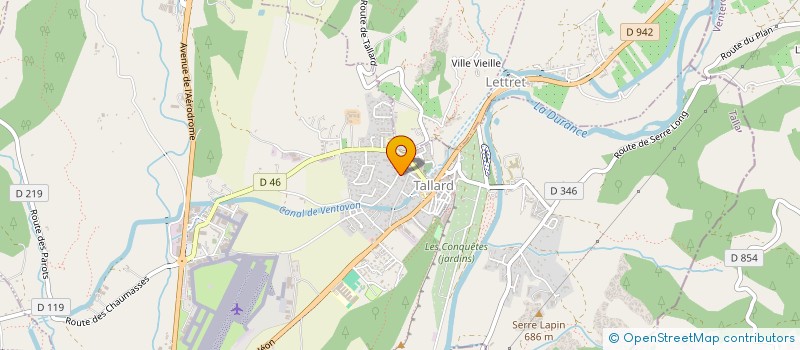 localisation de l'entreprise MONSIEUR MAHFOUD EL HADDAJI  TALLARD