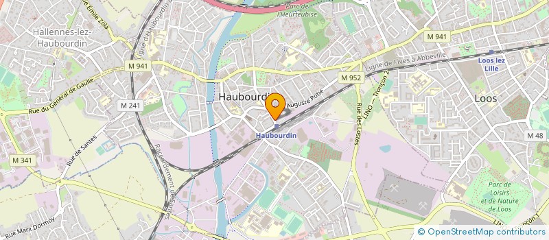 localisation de l'entreprise MONSIEUR MAHFOUD HAYANI MOUHIM à HAUBOURDIN