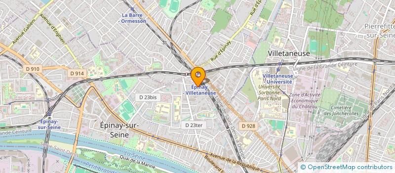 localisation de l'entreprise MONSIEUR MAHFOUD KADOUCHE à EPINAY-SUR-SEINE