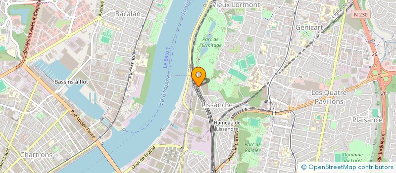 localisation de l'entreprise MONSIEUR MAHFOUD KENNOUCHE KERCHIT  LORMONT