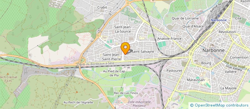 localisation de l'entreprise MONSIEUR MAHFOUD MECEFFEUK à NARBONNE