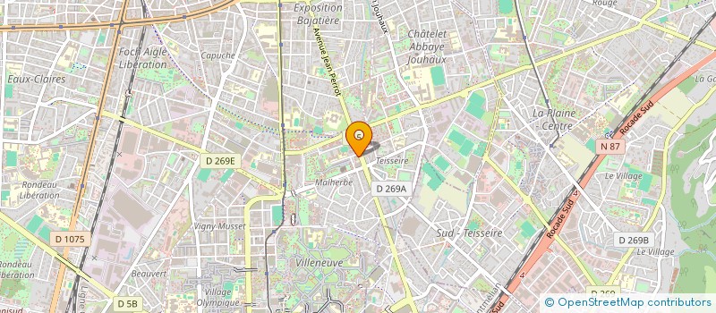 localisation de l'entreprise MONSIEUR MAHFOUD MEGUIBA  GRENOBLE