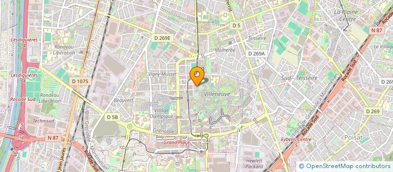 localisation de l'entreprise MONSIEUR MAHFOUDH ELMALAH à GRENOBLE