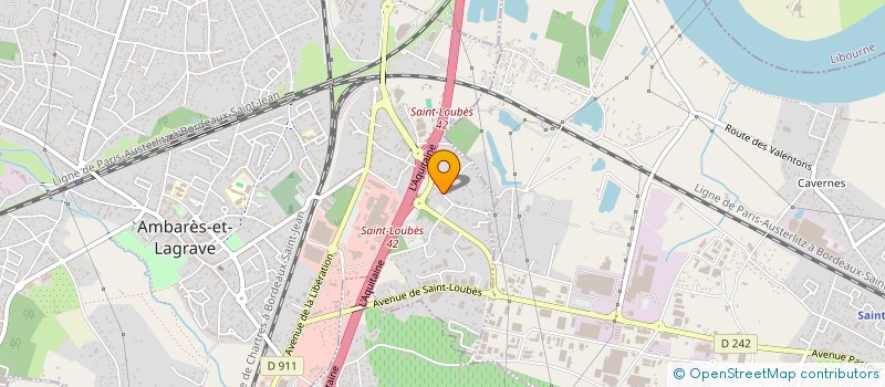 localisation de l'entreprise MONSIEUR MAHFOUDH GUERRIDA à AMBARES-ET-LAGRAVE