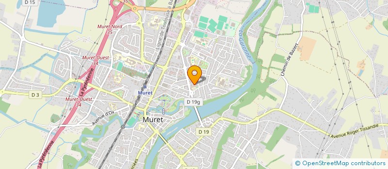 localisation de l'entreprise MONSIEUR MAHFOUDH MAYOUF  MURET