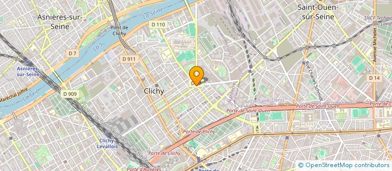localisation de l'entreprise MONSIEUR MAHFOUDH ZAHMOUL à CLICHY