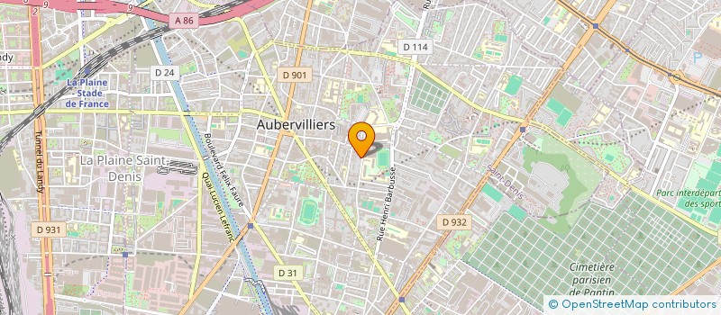 localisation de l'entreprise MONSIEUR MAHFUZUR RAHMAN  AUBERVILLIERS