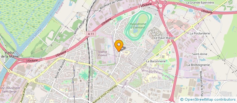 localisation de l'entreprise MONSIEUR MAHI JAMI à ANGERS