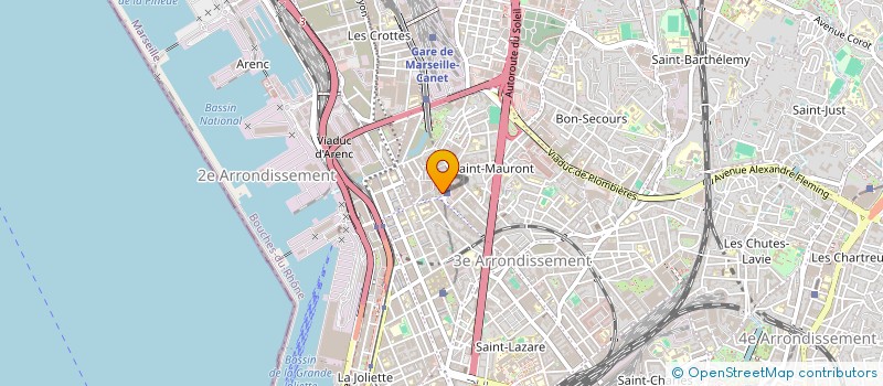 localisation de l'entreprise MONSIEUR MAHIB SEBOR à MARSEILLE