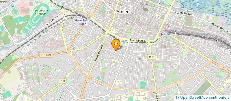 localisation de l'entreprise MONSIEUR MAHIBRA KANDE à AMIENS