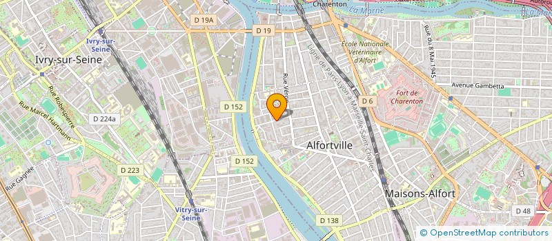 localisation de l'entreprise MONSIEUR MAHIDDINE AKLI à ALFORTVILLE