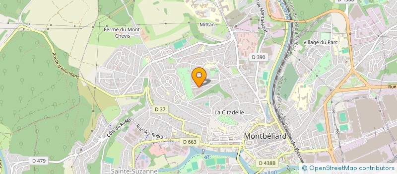 localisation de l'entreprise MONSIEUR MAHIDINE CHARAD  MONTBELIARD