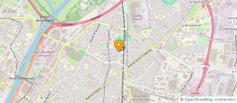 localisation de l'entreprise MONSIEUR MAHIEDDINE ABDELLAOUI à ANGERS