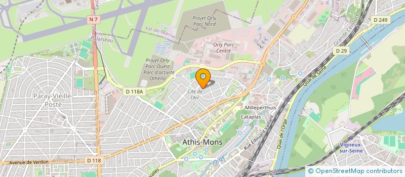 localisation de l'entreprise MONSIEUR MAHIEDDINE BENDJABER à ATHIS-MONS