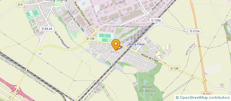 localisation de l'entreprise MONSIEUR MAHIEDDINE BOUSSOUF  MITRY-MORY