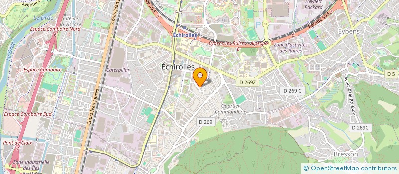 localisation de l'entreprise MONSIEUR MAHIEDDINE GHARBI à ECHIROLLES