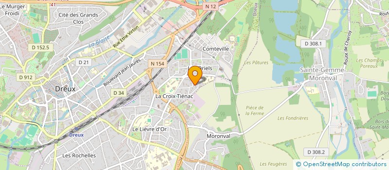 localisation de l'entreprise MONSIEUR MAHIEDDINE KADA KELOUCHA à DREUX
