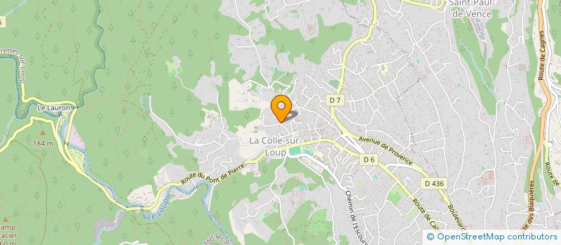 localisation de l'entreprise MONSIEUR MAHIEDDINE SEKAL à LA COLLE-SUR-LOUP