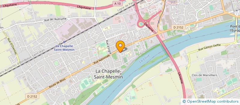 localisation de l'entreprise MONSIEUR MAHINI DROULOT à LA CHAPELLE-SAINT-MESMIN