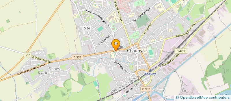 localisation de l'entreprise MONSIEUR MAHIR KURNAZ à CHAUNY