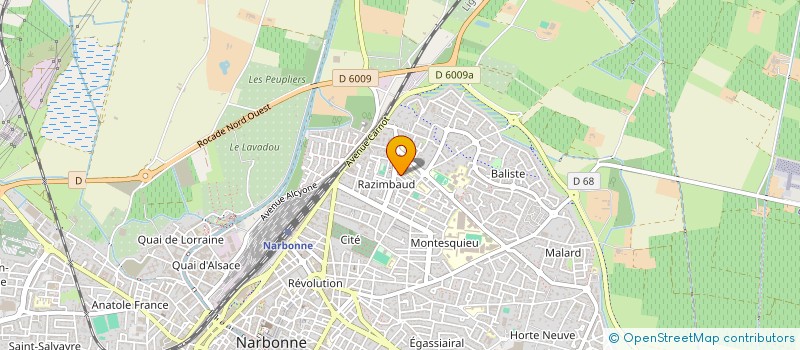 localisation de l'entreprise MONSIEUR MAHIR ORAKCI à NARBONNE