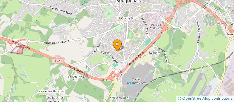 localisation de l'entreprise MONSIEUR MAHIR OZEN à BOUGUENAIS