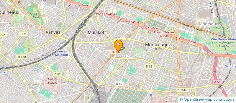 localisation de l'entreprise MONSIEUR MAHIRE SERALY KASSAMALY DAYA  MONTROUGE