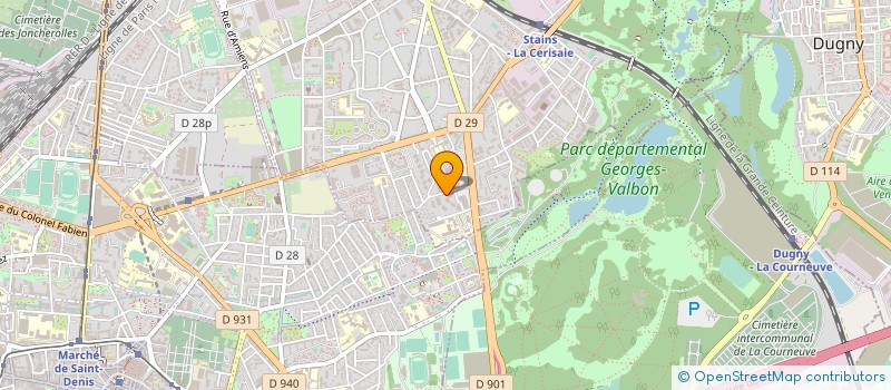 localisation de l'entreprise MONSIEUR MAHJOB BEN ABDELKADER à STAINS