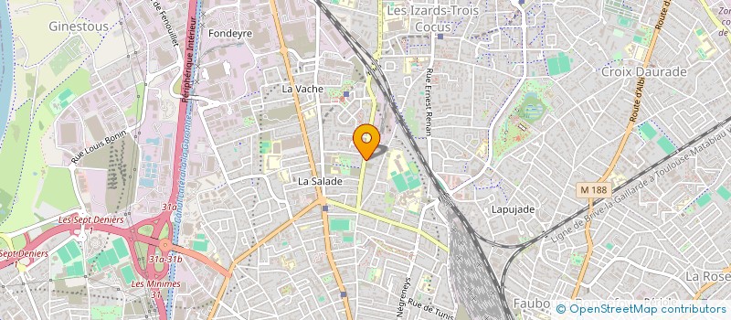 localisation de l'entreprise MONSIEUR MAHJOUB BOUHID  TOULOUSE