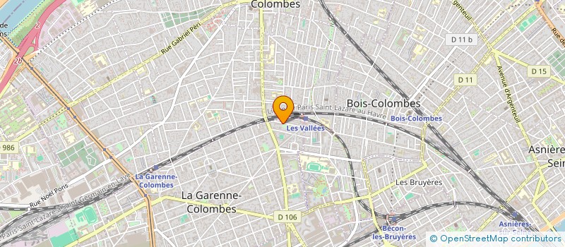 localisation de l'entreprise MONSIEUR MAHJOUB HALIOUI à LA GARENNE-COLOMBES