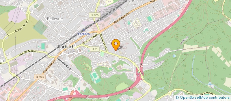 localisation de l'entreprise MONSIEUR MAHJOUB KABIDI  FORBACH