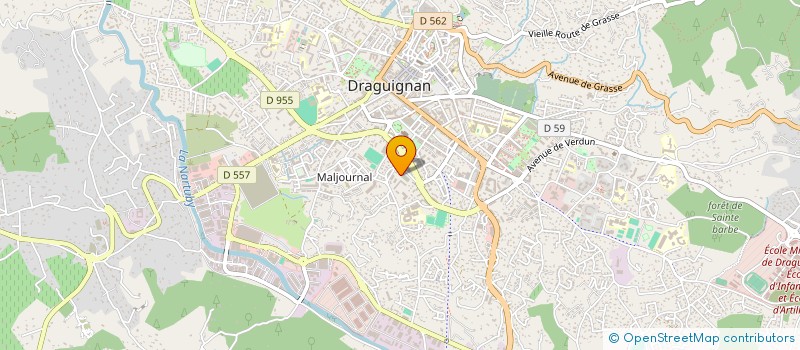 localisation de l'entreprise MONSIEUR MAHJOUB MARZOUGUI  DRAGUIGNAN