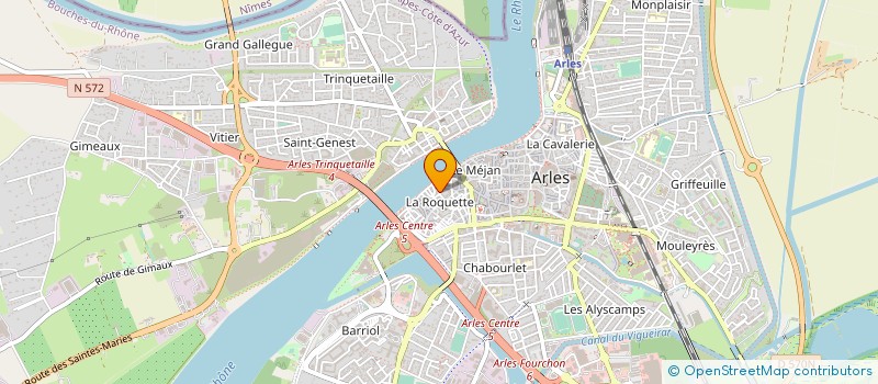 localisation de l'entreprise MONSIEUR MAHJOUB MYATT à ARLES